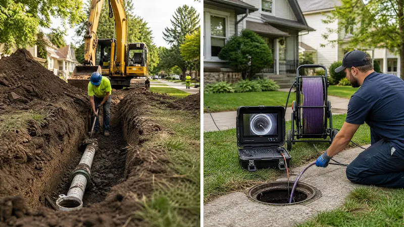 Trenchless vs Traditional Sewer Repair: What Milwaukee Homeowners Should Know