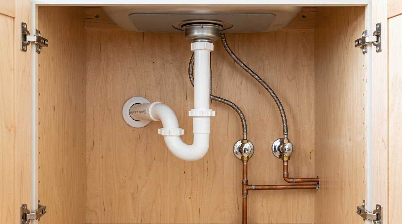 What are the three types of plumbing?